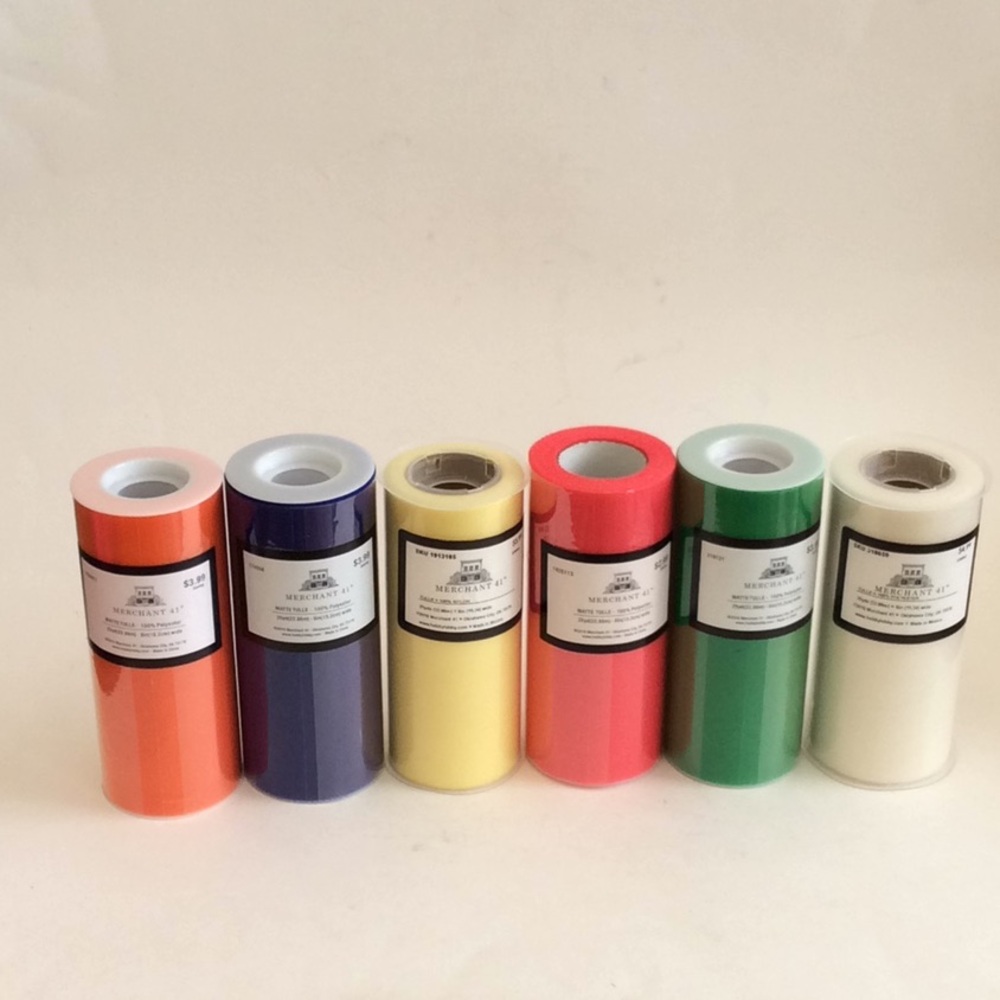 Merchant 41 Matte Tulle 100% Polyester